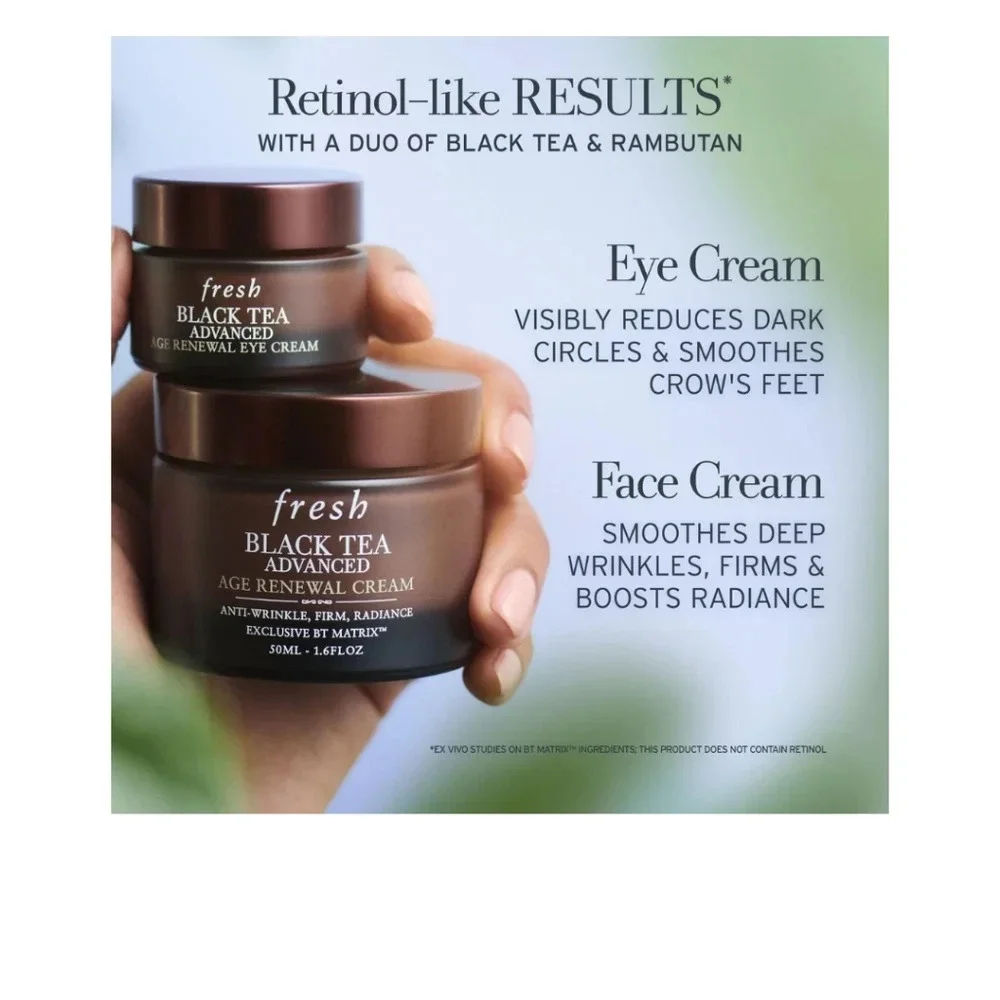 CLEARANCE! Fresh Black Tea Advanced Age Renewal Eye Cream, 15ml, NIB - Picture 7 of 8